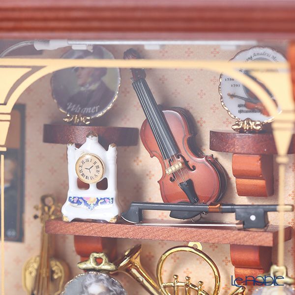 ロイター・ポーセリン ミュージック ショップ 102.797／3 ミニチュア ピクチャーボックス L ライト付