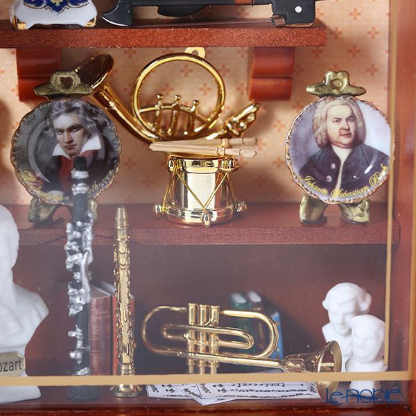 ロイター・ポーセリン ミュージック ショップ 102.797／3 ミニチュア ピクチャーボックス L ライト付