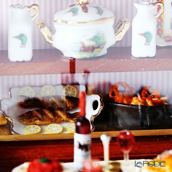 ロイター・ポーセリン シェ ミシェル （レストラン） ミニチュア ドールハウス 102.794／7 ライト付