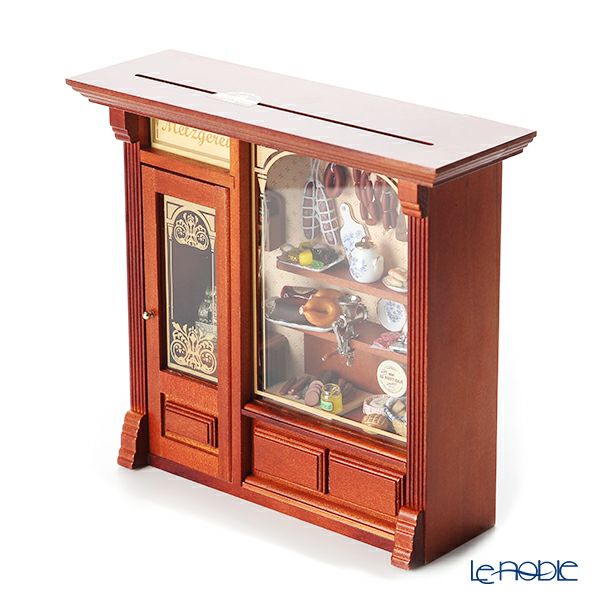 ロイター・ポーセリン ブッチャー ショップ （精肉店） ミニチュア ピクチャーボックス L 102.797／4 ライト付