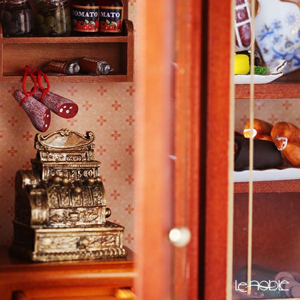 ロイター・ポーセリン ブッチャー ショップ （精肉店） ミニチュア ピクチャーボックス L 102.797／4 ライト付