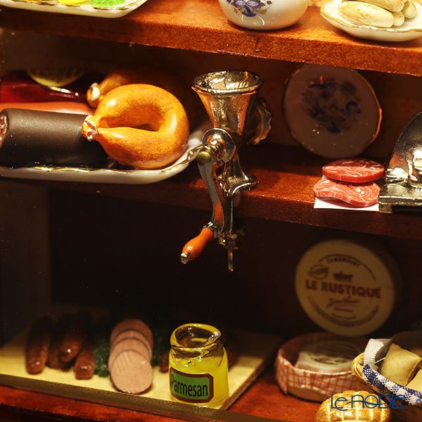 ロイター・ポーセリン ブッチャー ショップ （精肉店） ミニチュア ピクチャーボックス L 102.797／4 ライト付
