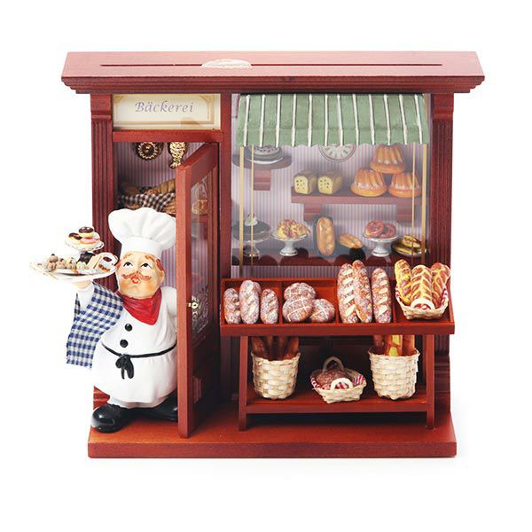 ロイター・ポーセリン ベーカリー 102.794／5 ライト付 ミニチュア ドールハウス L