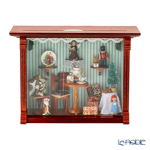 ロイター・ポーセリン クリスマス ルーム 001.702／1 ミニチュア ピクチャーボックス M