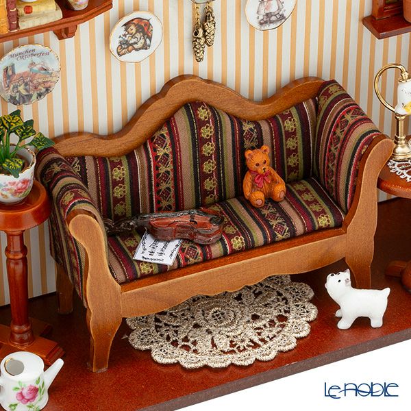 ロイター・ポーセリン リビングルーム 001.820／1 ミニチュア ドールハウス L