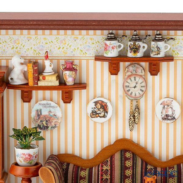 ロイター・ポーセリン リビングルーム 001.820／1 ミニチュア ドールハウス L