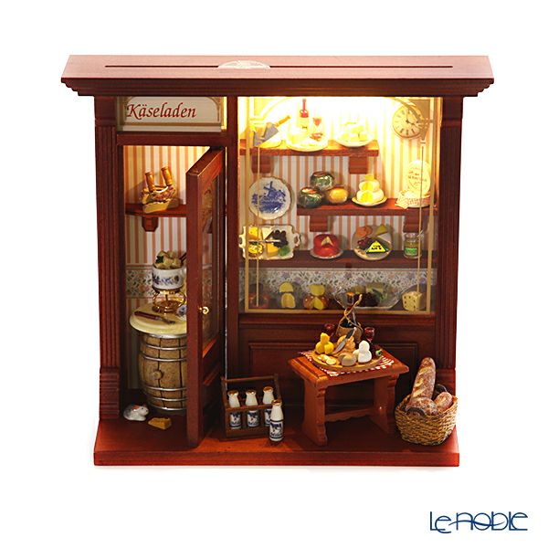 ロイター・ポーセリン チーズ ショップ 102.794／0 ライト付 ミニチュア ドールハウス L