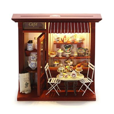 ロイター・ポーセリン テラス カフェ 102.794／9 ライト付 ミニチュア