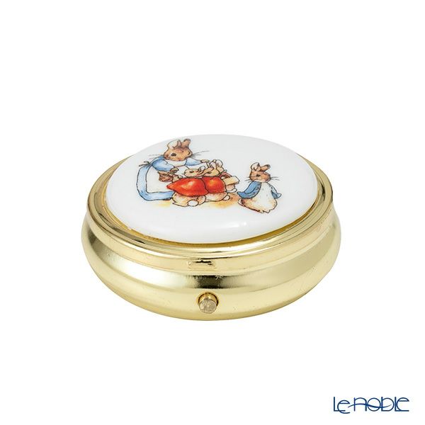 ロイター・ポーセリン ビアトリクスポター／ピーターラビット ピルケース／小物入れ 5cm 060.242／0