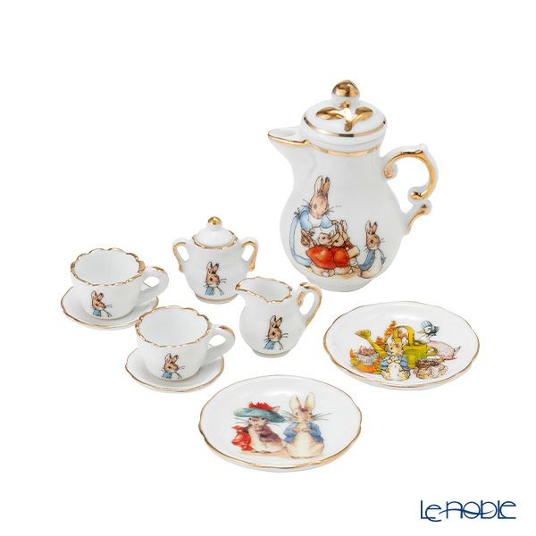 ロイター・ポーセリン ビアトリクスポター／ピーターラビット ミニチュア ティーセット 060.450／3