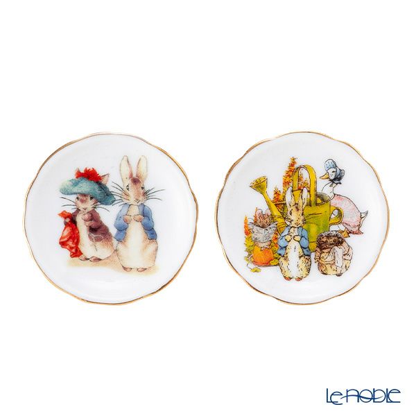 ロイター・ポーセリン ビアトリクスポター／ピーターラビット ミニチュア ティーセット 060.450／3