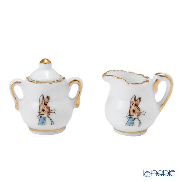 ロイター・ポーセリン ビアトリクスポター／ピーターラビット ミニチュア ティーセット 060.450／3