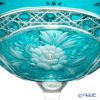 アルンシュタットクリスタル アルンシュタットフラワー ボウル 25cm アズールブルー／瑠璃（色被せガラス） 32273