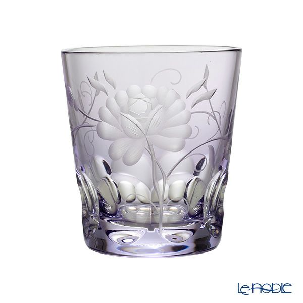 アルンシュタットクリスタル ローズ オールドファッショングラス 270ml ラベンダー （色被せガラス）34522