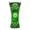 アルンシュタットクリスタル アルンシュタットフラワー ベース 26cm エメラルド（色被せガラス）35898