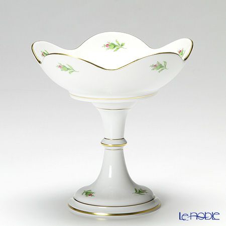 マイセン（Meissen） ピンクのバラ 020110／54721 コンポート 15cm