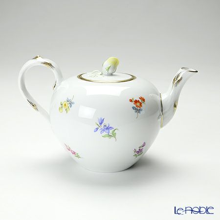 マイセン（Meissen） 散らし小花 010110／00724 ティーポット 550ml／13.5cm