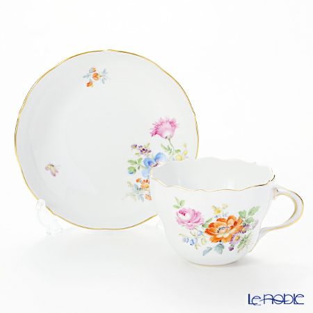 マイセン（Meissen） フラワーブーケ 220110／00582 コーヒーカップ＆ソーサー 200ml