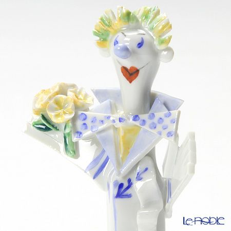 マイセン（Meissen） マイセン人形 900300／81895 花束を持つピエロ