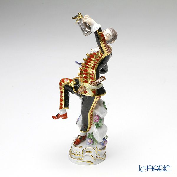 マイセン（Meissen） マイセン人形 900300／64551 ジョッキを掲げるアルルカン