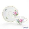 マイセン（Meissen） ピンクのバラ／忘れな草 020810／02582 コーヒーカップ＆ソーサー 200ml