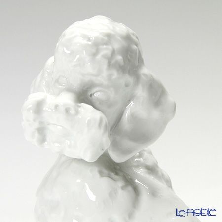 マイセン（Meissen） マイセン人形 000001／78799 プードル（座リ） 12cm