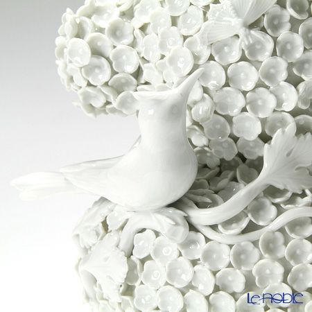 マイセン（Meissen） スノーボール ホワイト 000001／82322 ベース（花瓶） 18cm