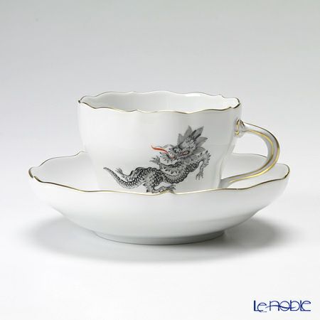 マイセン（Meissen） ドラゴン ブラック 332010／00582 コーヒーカップ＆ソーサー 200ml