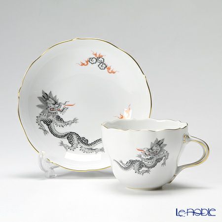 マイセン（Meissen） ドラゴン ブラック 332010／00582 コーヒーカップ＆ソーサー 200ml