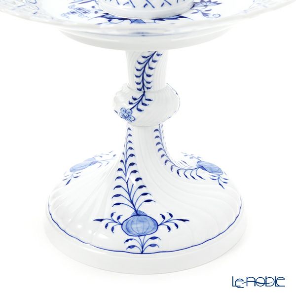 マイセン（Meissen） ブルーオニオン フィギュリン付フルーツスタンド 少女 800101／54852