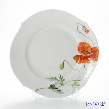 マイセン（Meissen） ワイルドポピー 615201／29472 プレート 22.5cm