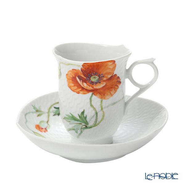 マイセン（Meissen） ワイルドポピー コーヒーカップ＆ソーサー 180ml 615201／29582