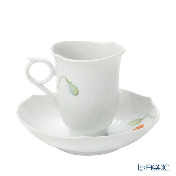 マイセン（Meissen） ワイルドポピー コーヒーカップ＆ソーサー 180ml 615201／29582