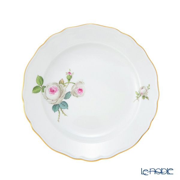 マイセン（Meissen） ホワイトローズ 029510／00501 プレート 18cm