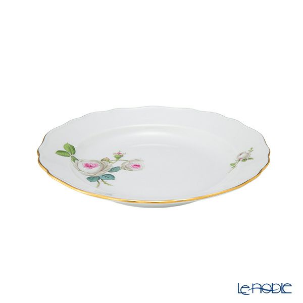 マイセン（Meissen） ホワイトローズ 029510／00501 プレート 18cm