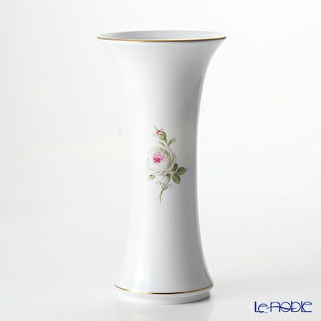 マイセン（Meissen） ホワイトローズ 029510／50272 花瓶 25cm