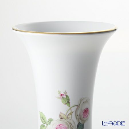 マイセン（Meissen） ホワイトローズ 029510／50272 花瓶 25cm