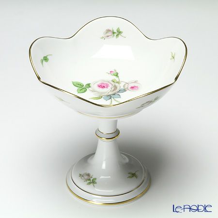 マイセン（Meissen） ホワイトローズ 029510／54721 コンポート 15cm