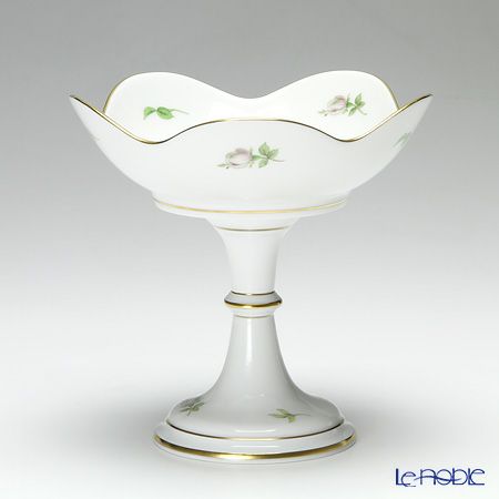 マイセン（Meissen） ホワイトローズ 029510／54721 コンポート 15cm