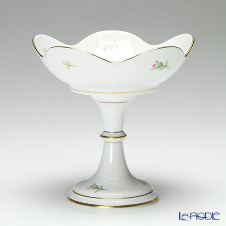 マイセン（Meissen） ホワイトローズ 029510／54721 コンポート 15cm