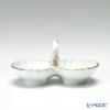 マイセン（Meissen） ホワイトローズ 029510／00204 薬味／レモン入れ H5cm／L11.5cm