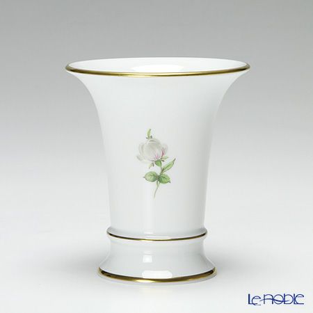 マイセン（Meissen） ホワイトローズ 029510／50033 花瓶 10.5cm