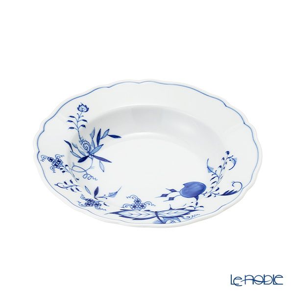 マイセン（Meissen） ブルーオニオン スタイル スーププレート 22cm 801001／00488