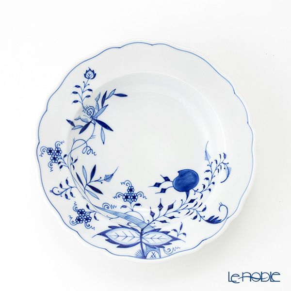 マイセン（Meissen） ブルーオニオン スタイル スーププレート 22cm 801001／00488