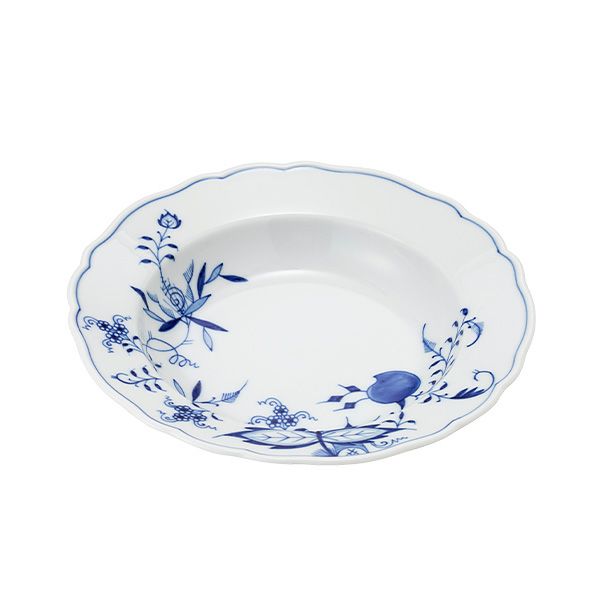 マイセン（Meissen） ブルーオニオン スタイル スーププレート 22cm 801001／00488