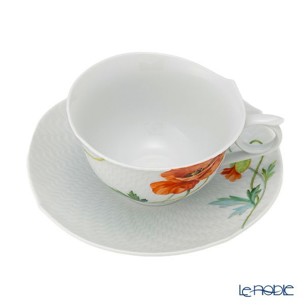 マイセン（Meissen） ワイルドポピー 615201／29633 ティーカップ＆ソーサー