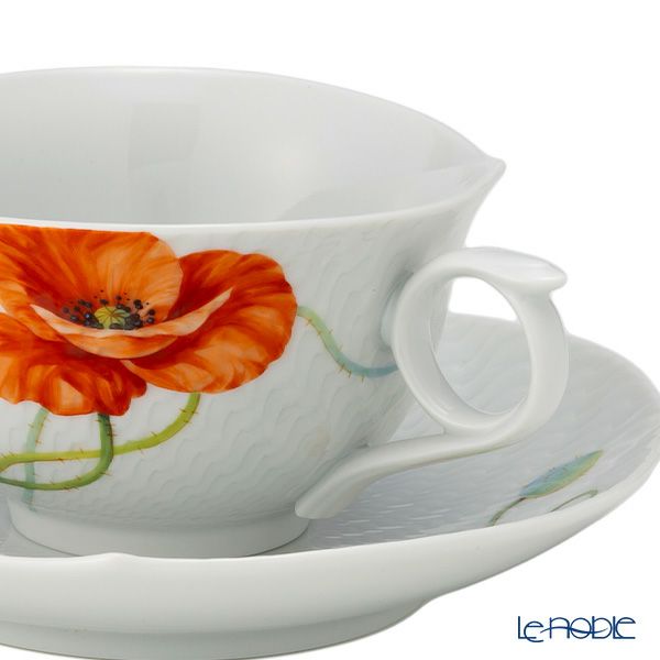 マイセン（Meissen） ワイルドポピー 615201／29633 ティーカップ＆ソーサー