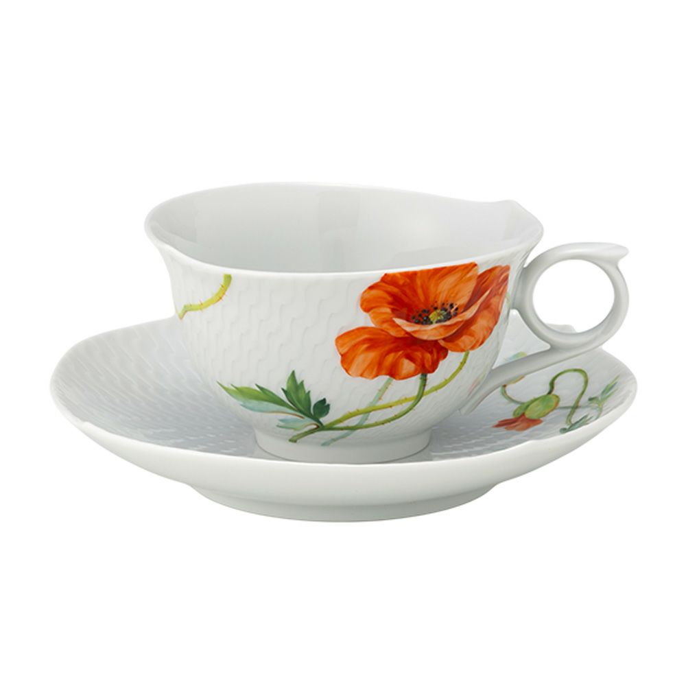 マイセン（Meissen） ワイルドポピー 615201／29633 ティーカップ＆ソーサー