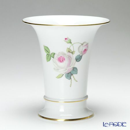 マイセン（Meissen） ホワイトローズ 029510／50035 花瓶 16cm