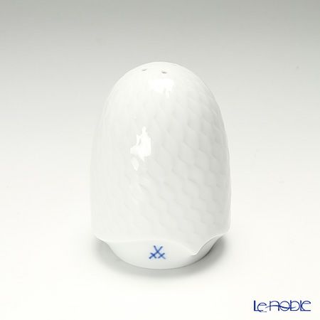 マイセン（Meissen） 波の戯れホワイト 000001／29m03 ソルトシェイカー 7cm